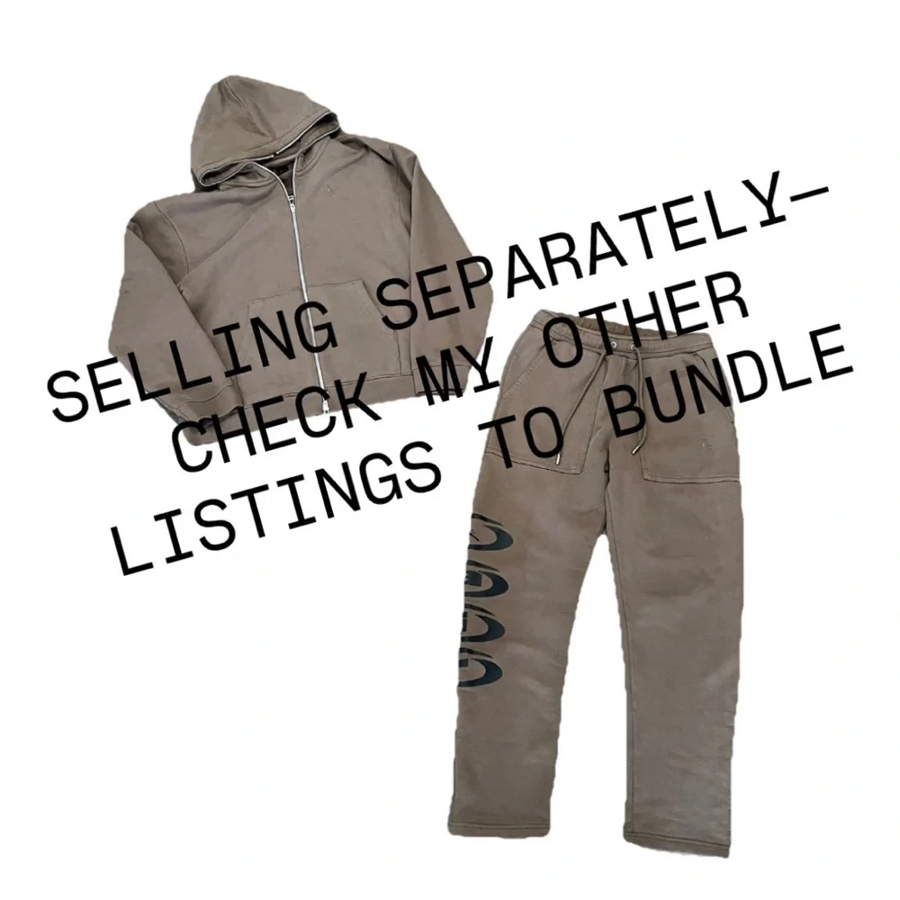 Air Jordan x Travis Scott Full Zip Hoodie Palomino Brown Size Small DZ5500-275